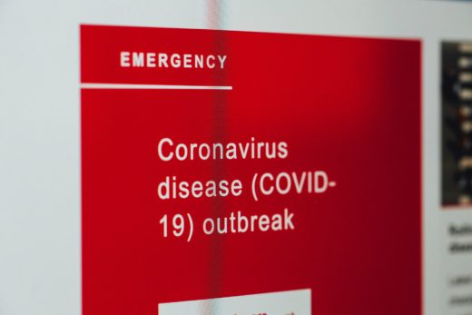 Coronavirus outbreak sign