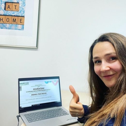 Our CEO Andrea Tkačuková passed her inssurance exam