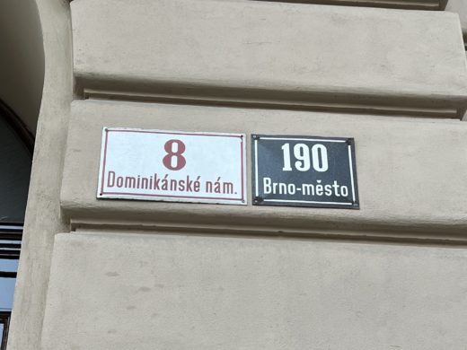 Brno-město Signboard
