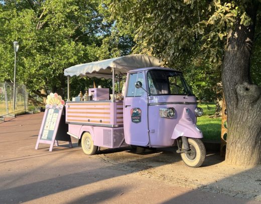 Ice cream truck at Letná/Prague