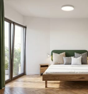 Private bedroom in a fully furnished two-bedroom apartment at Fellows Jaselská, a premium apartment for rent in Brno.